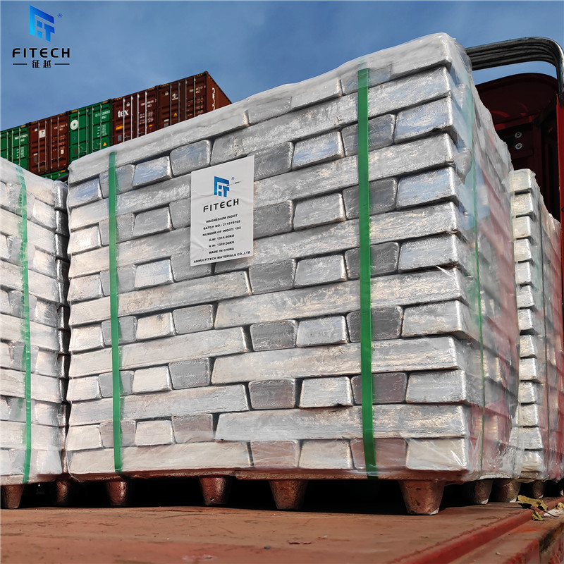 Famous China 99.995% Cadmium Ingot For Sale Pricelist –  99.9%min, 7.5+/-0.5kg/pc REACH certified Magnesium Ingot from china – Fitech